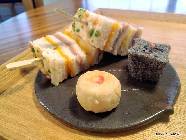 Traditional Taiwan Hi-tea refreshment at Ancient house, Taipei, Taiwan, SJKen, July 16, 2020.