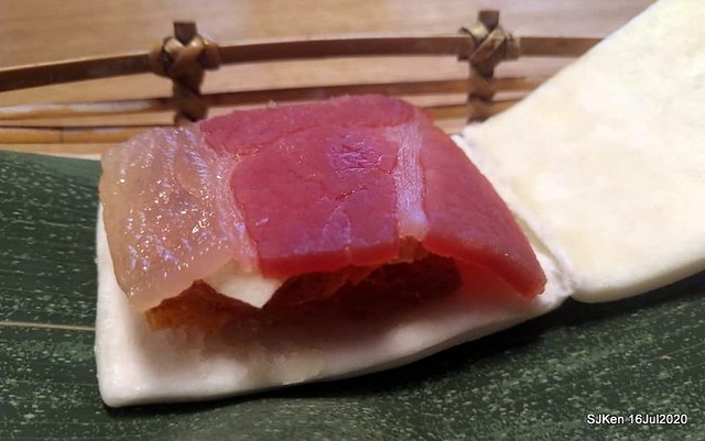 Traditional Taiwan Hi-tea refreshment at Ancient house, Taipei, Taiwan, SJKen, July 16, 2020.