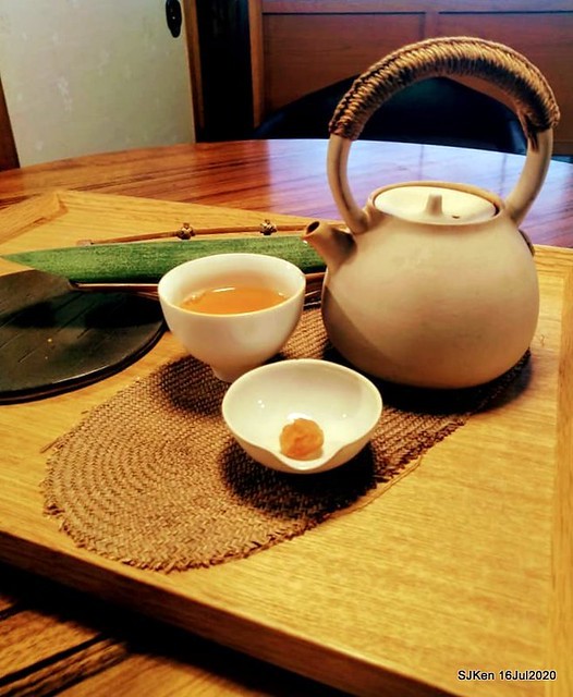 Traditional Taiwan Hi-tea refreshment at Ancient house, Taipei, Taiwan, SJKen, July 16, 2020.