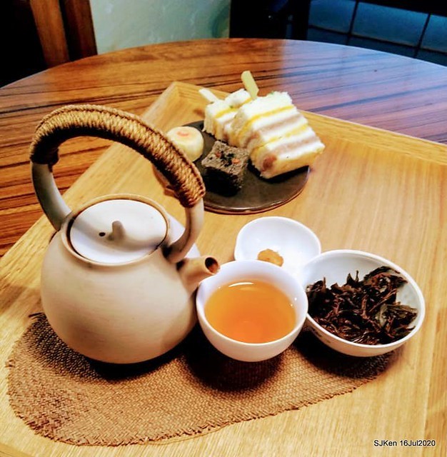 Traditional Taiwan Hi-tea refreshment at Ancient house, Taipei, Taiwan, SJKen, July 16, 2020.