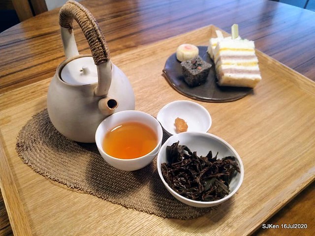 Traditional Taiwan Hi-tea refreshment at Ancient house, Taipei, Taiwan, SJKen, July 16, 2020.