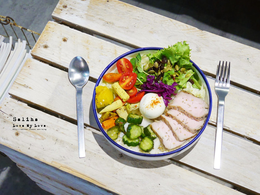 台北六張犁咖啡廳推薦休習日沙拉飯早午餐輕食下午茶 (1)