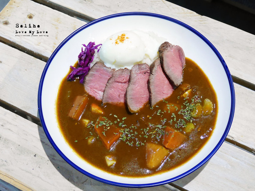 台北六張犁咖啡廳美食休習日Z Day Cafe咖哩牛排飯好吃餐點下午茶甜點 (2)