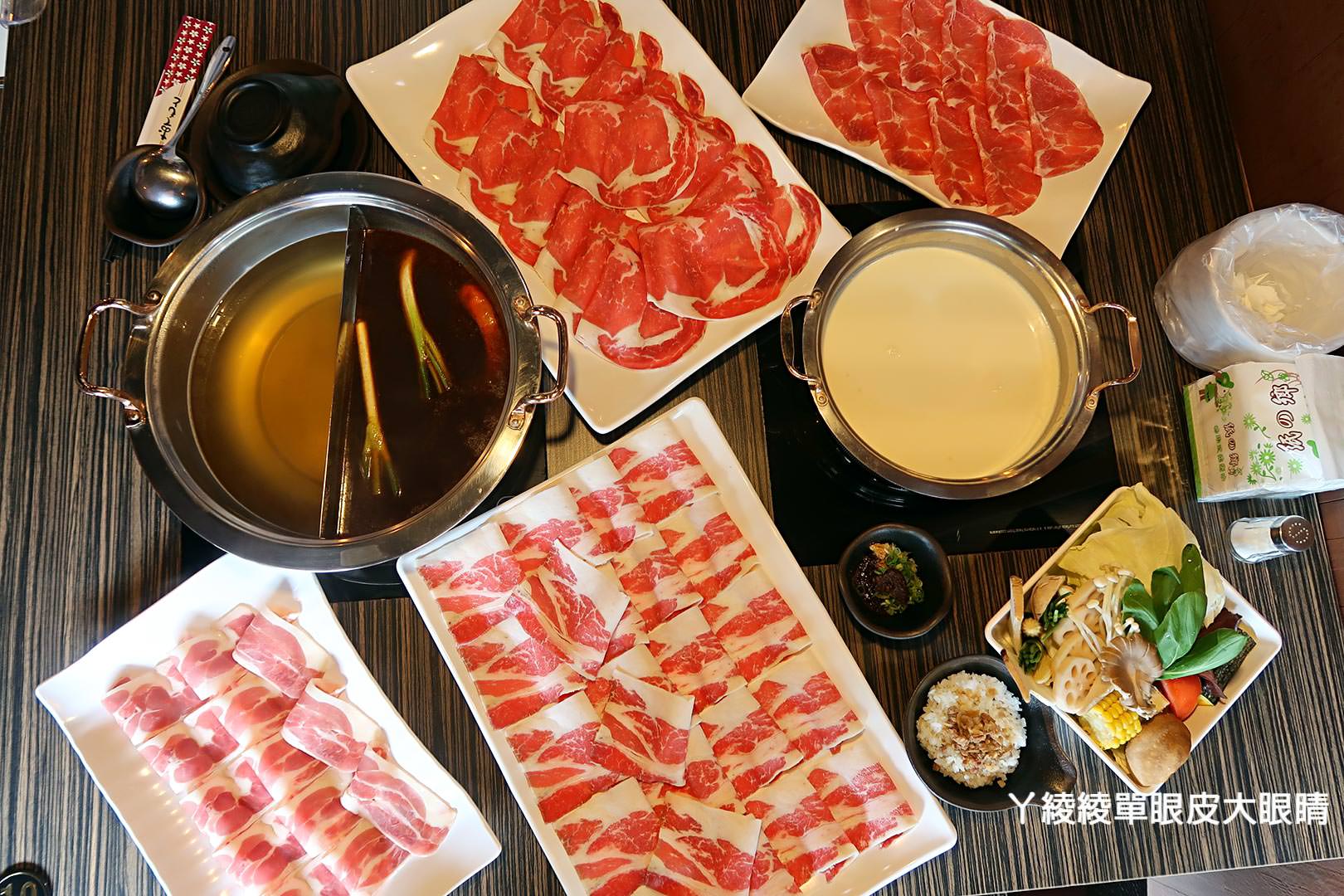 苗栗竹南頭份好吃火鍋推薦！尚順廣場《開鍋精緻涮涮鍋》獨家麻辣湯頭順口不傷胃、菜盤換成大肉盤