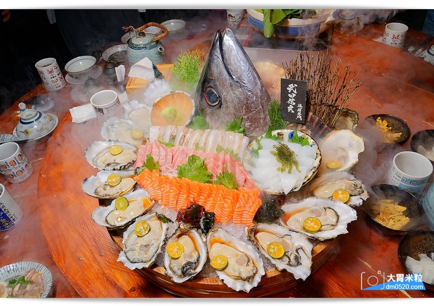 桃園中壢無菜單料理推薦,武田信玄海鮮專門,每人880元免收服務費,想吃最青A的海鮮與日式料理就來這!桃園無菜單料理推薦,中壢日式料理推薦, - 大胃米粒 DAVID & MILLY