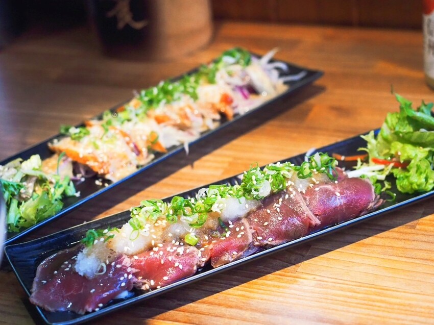 新北板橋府中燒肉推薦《町燒酒食》獨棟日式炭火烤肉居酒屋，夜晚氣氛滿點的炭火燒肉店