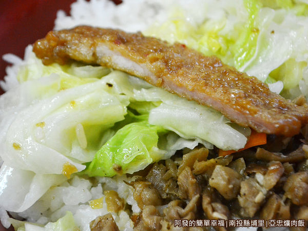 亞忠爌肉飯19-排骨飯-特寫 亞忠爌肉飯19-排骨飯-特寫