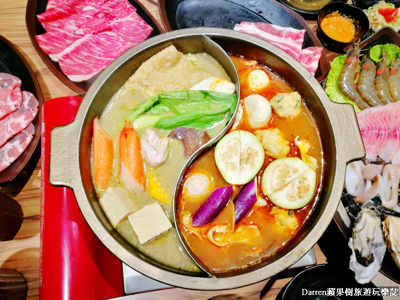 『桃園火鍋推薦』饗象泰式鍋品/泰式鍋物綠咖哩酸辣湯美味推薦/饗象泰式鍋品菜單/都市叢林風火鍋餐廳 - Darren蘋果樹旅遊玩樂誌