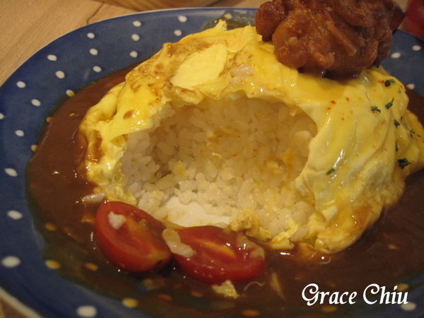 屋莎鬆餅屋(京站店) Woosaパンケーキ 唐揚炸雞咖哩飯