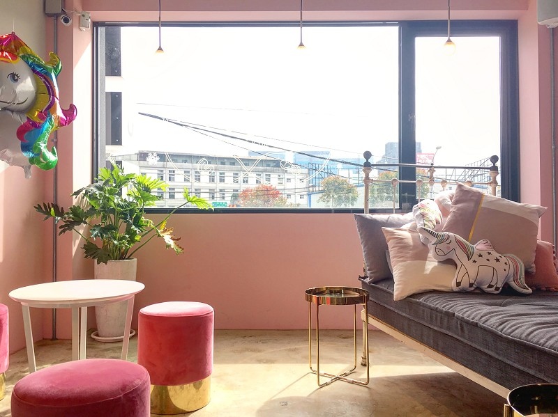 【土城｜永寧站】FUWA CAFE＿韓風滿點的複合式咖咖廳＿讓人秒變韓妞的粉嫩系裝潢