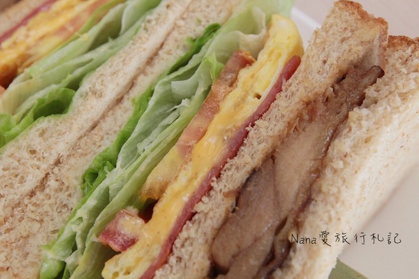 香郡 Shiny Dream:台中香郡Shiny Dream早午餐,巷弄早午餐美味豐富份量多,cp值高照燒雞腿排總匯三明治