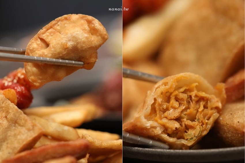 劉震川韓潮吧(秀泰站前店S2館)。火烤兩吃韓式鑄鐵鍋,兩種吃法一次滿足,BTS防彈少年團應援餐廳