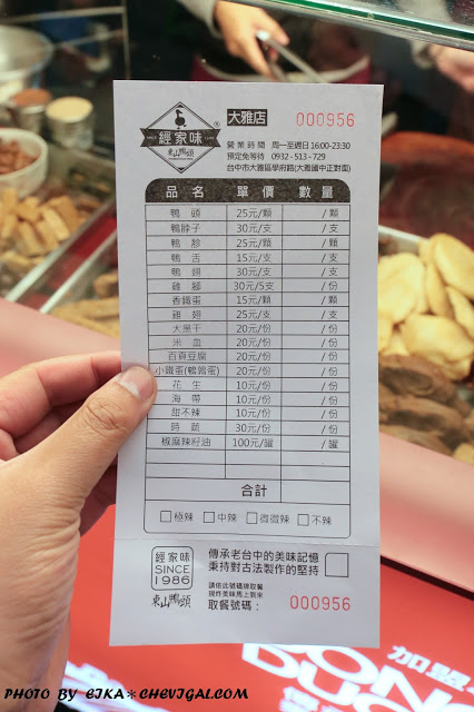 台中大雅│經家味東山鴨頭*飄香三十年的獨家滷汁香甜入味。先滷後炸的風味好迷人