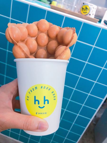 捷運淡水站✿HH冰室✿淡水也可以來點異國散步甜食! 超正港超好食雞蛋仔~!!!