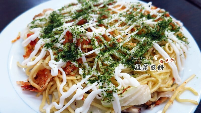 台中｜素食 中美街-福緣素食 吃飽點簡餐非常彭派，蔬菜煎餅很日式是大阪燒，還有關東煮任選款也不錯!