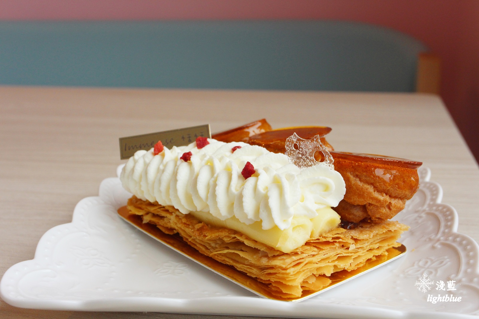 雲林斗六美食：淺藍 × Immense 恬恬～傳統市場中的法式甜點店