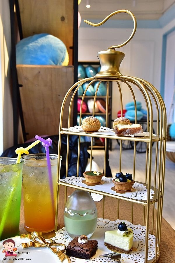 桃園區美食-微醺法式甜點-超夢幻鳥籠下午茶,還有盪鞦千,IG好拍打卡點,但餐點仍需再加強 @民宿女王芽月-美食.旅遊.全台趴趴走