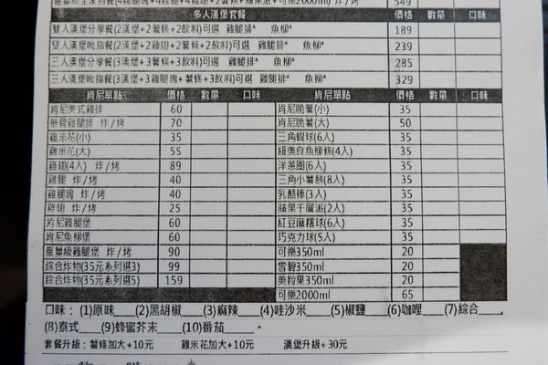 【食記】台中・大雅|不加生菜又客製化口味的漢堡哪裡找?各種醬料自由搭配找到屬於自己的口味・肯尼美式炸雞中清總店・附菜單
