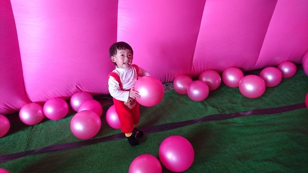 ART-ZOO 藝術動物園：高雄夢時代~ART-ZOO 藝術動物園~口愛動物造型跳跳跳~瘋狂藝起玩氣墊吧！~high翻天~