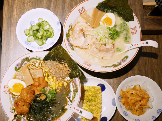 麵屋濃 林口長庚店  我好像來到日本了 推薦 雙倍蒜墨 拳骨起士叉燒