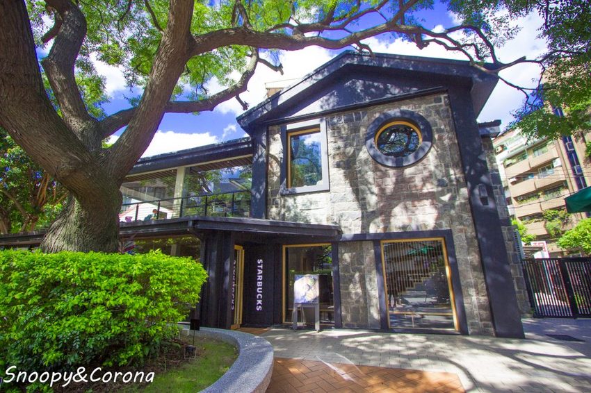 【吃喝．台北】星巴克天玉門市／天母浪漫打卡景點～全台最美露天座位，宛如走進歐式童話莊園