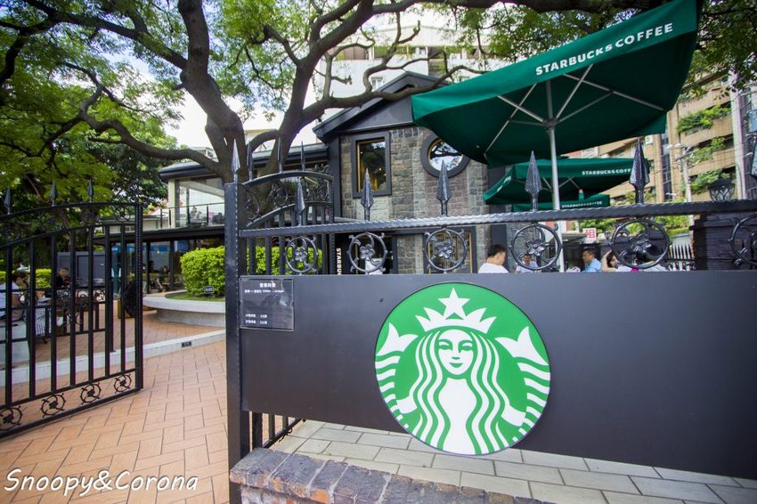【吃喝．台北】星巴克天玉門市／天母浪漫打卡景點～全台最美露天座位，宛如走進歐式童話莊園