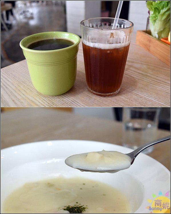 Dacai cafe采咖啡:台中美術園道平價早午餐。采咖啡。份量十足附飲料只要168元 滿山滿谷蛤蜊義麵太驚人CP值爆表!