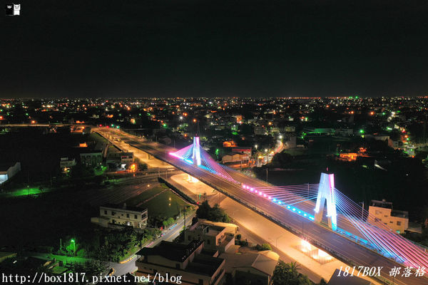 【彰化。永靖】空拍。南彰化新地標。高鐵星光大橋。全國首座鑽石型式雙塔脊背橋