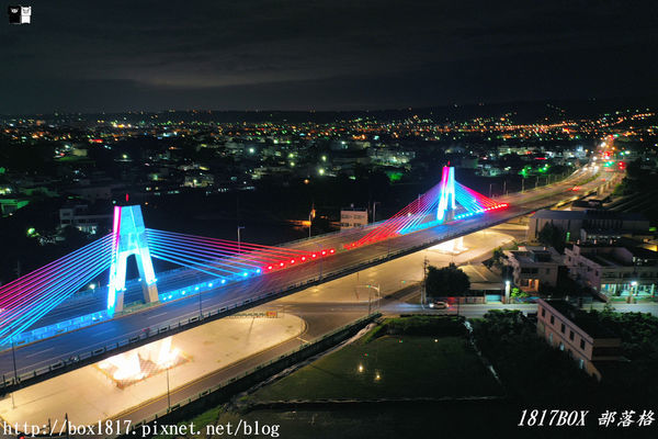 【彰化。永靖】空拍。南彰化新地標。高鐵星光大橋。全國首座鑽石型式雙塔脊背橋