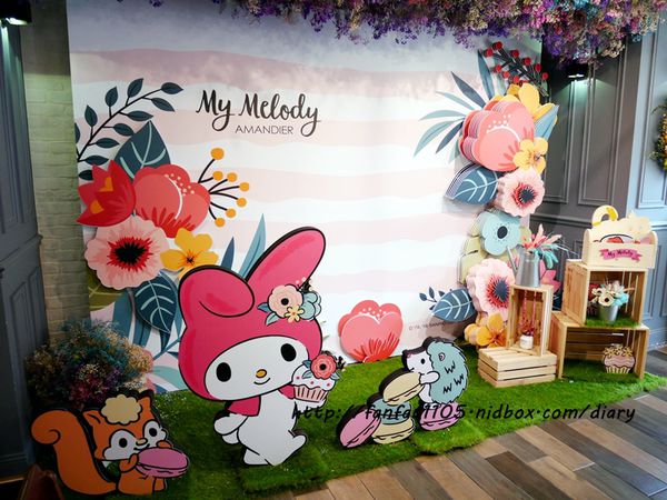 【美樂蒂主題餐廳】Amandier雅蒙蒂法式甜點 美樂蒂花草風期間限定咖啡廳 乾燥花餐廳 IG打卡熱門地點 (4).JPG