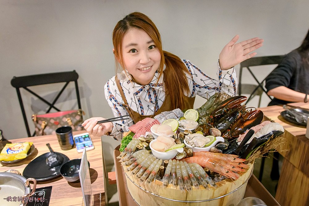 台北大安火鍋》鍋台銘x黑毛和牛頂級鍋物 臉盆大的海鮮拼盤 平價高等級肉品 兼具美味及服務的鍋物品牌 - 滿分的旅遊札記