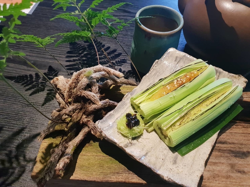 【新北.中和】山間倉房蔬食無菜單料理$1380。塌塌米日式氛圍素食懷石料理