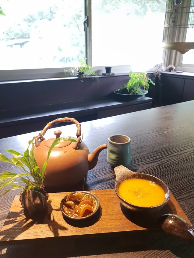 【新北.中和】山間倉房蔬食無菜單料理$1380。塌塌米日式氛圍素食懷石料理