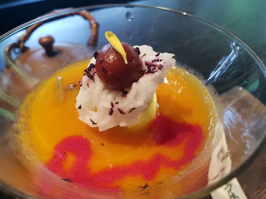 【新北.中和】山間倉房蔬食無菜單料理$1380。塌塌米日式氛圍素食懷石料理