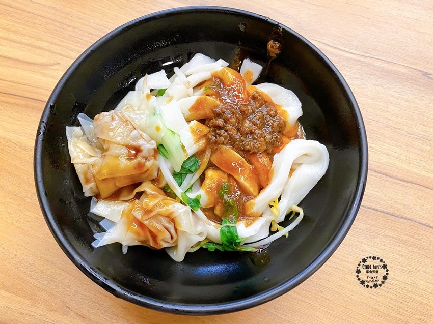 乾麵居,桃園大溪美食小吃,超人氣大溪老街雙醬乾麵/獨家特製辣醬,古早味麵店 - Cyndi loves享食天堂