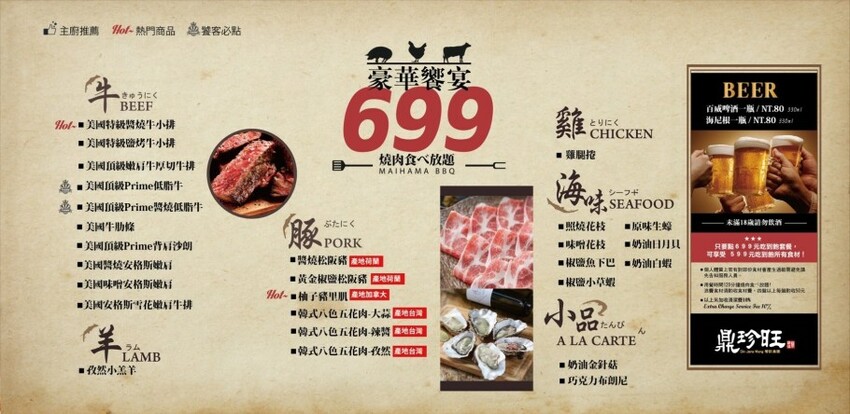 舞浜Maihama燒肉-桃園中壢/近SOGO百貨.火烤兩吃燒肉吃到飽~壽星加碼贈送肉蛋糕