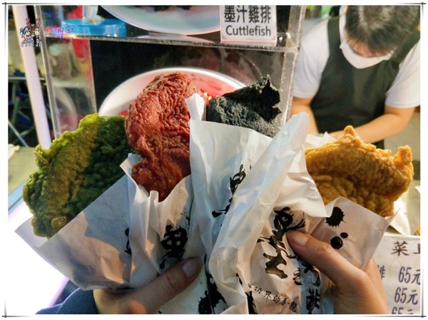 墨之雞排,中原美食,桃園美食,馬卡龍雞排,彩色雞排