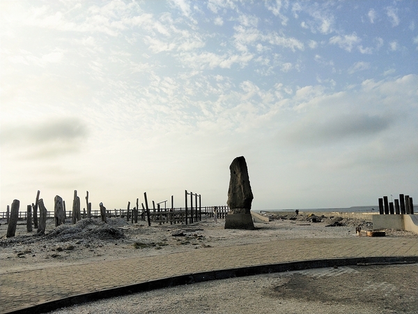 福寶濕地漂流木:【彰化福興景點】福寶濕地漂流木~沉淪在末日之美,漂流木如同一座死寂的森林,婚紗外拍取景