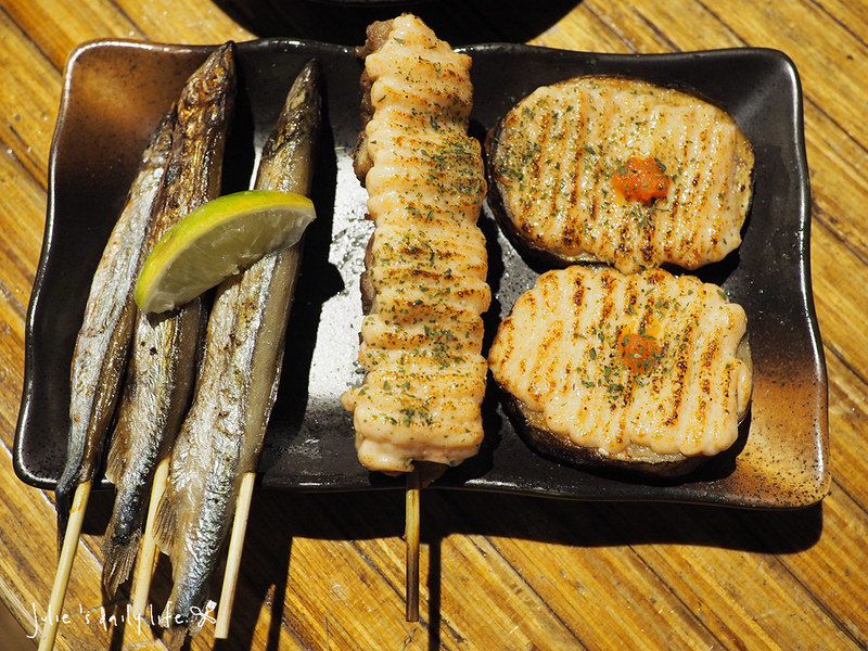 串燒,丼飯,單點,士林,套餐,奶油啤酒,居酒屋,平價,日式,日式串燒,澠井川,澠井川 日式串燒 居酒屋-貳場,澠井川 菜單,澠井川居酒屋,燒肉,生啤酒,聚餐,菜單,超人氣美食,鯖魚 @跟著Julie一起走吧