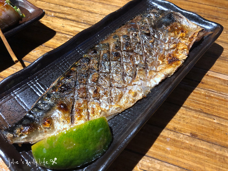串燒,丼飯,單點,士林,套餐,奶油啤酒,居酒屋,平價,日式,日式串燒,澠井川,澠井川 日式串燒 居酒屋-貳場,澠井川 菜單,澠井川居酒屋,燒肉,生啤酒,聚餐,菜單,超人氣美食,鯖魚 @跟著Julie一起走吧
