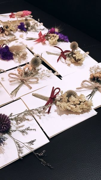 喜歡生活乾燥花店,乾燥花手工卡片