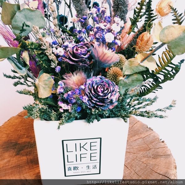 台北乾燥花店-喜歡生活乾燥花店,乾燥花花盆推薦