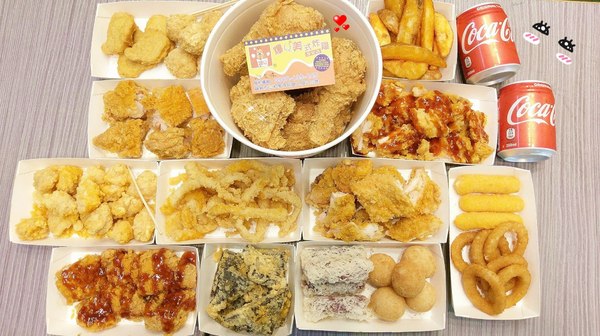 爆Q美式炸雞-員林浮圳店：爆Q美式炸雞(員林浮圳店)-最近炸雞店吵得火熱  默默耕植於中南部的爆Q  份量多是消夜的好朋友