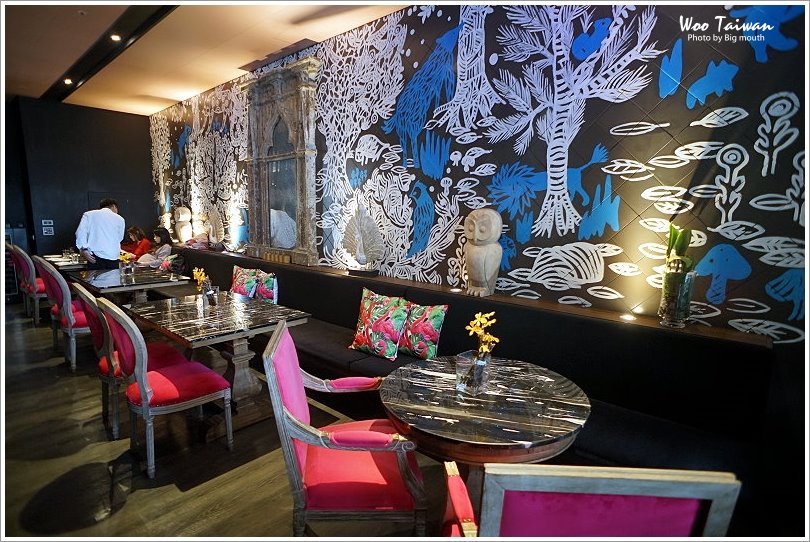 【台中美食】Woo Taiwan米平方店‧來自清邁的華麗宮廷風泰式料理、下午茶,好拍又好吃!