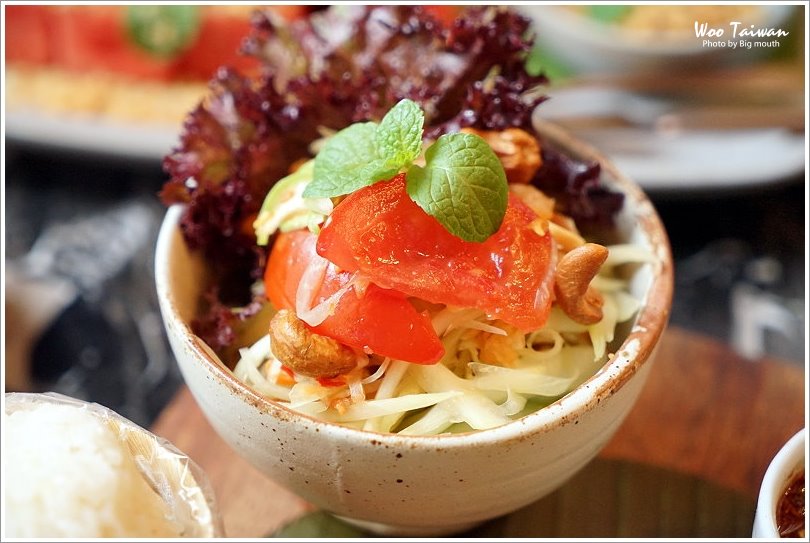 【台中美食】Woo Taiwan米平方店‧來自清邁的華麗宮廷風泰式料理、下午茶,好拍又好吃!