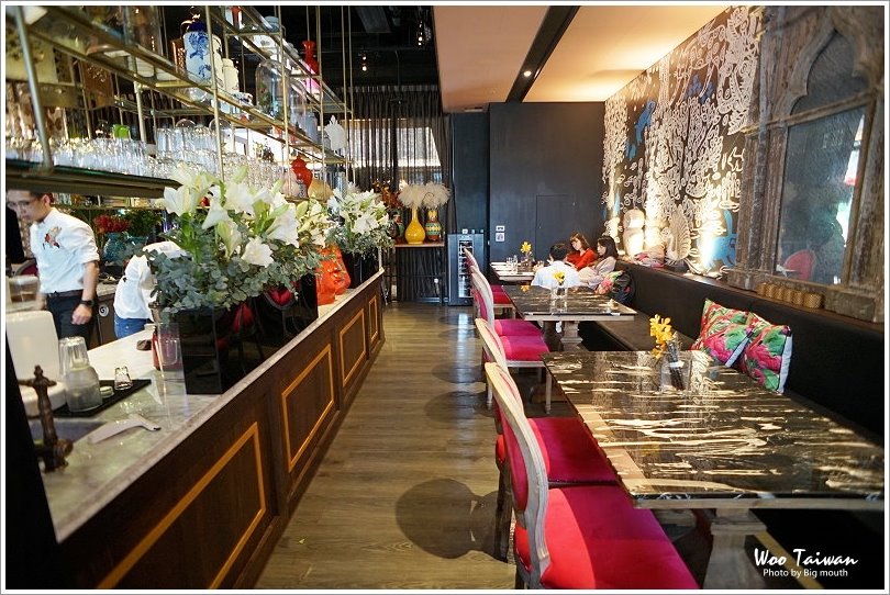 【台中美食】Woo Taiwan米平方店‧來自清邁的華麗宮廷風泰式料理、下午茶,好拍又好吃!