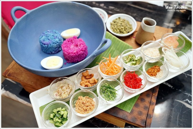【台中美食】Woo Taiwan米平方店‧來自清邁的華麗宮廷風泰式料理、下午茶,好拍又好吃!