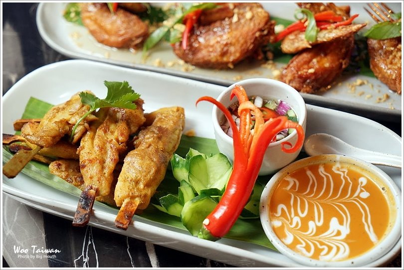 【台中美食】Woo Taiwan米平方店‧來自清邁的華麗宮廷風泰式料理、下午茶,好拍又好吃!
