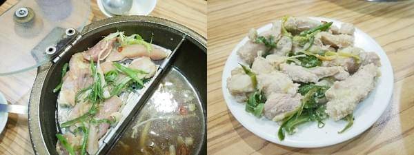 蒸鍋蒸煮健康鍋:蒸鍋(蒸煮健康鍋)-台南中南區火鍋 蒸煮雙料裡法同步進行 開一鍋就能享用到兩種風味 不沾醬也能美味品嚐