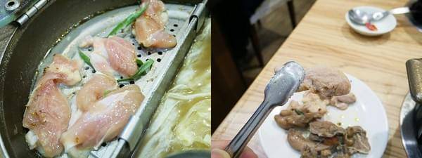 蒸鍋蒸煮健康鍋:蒸鍋(蒸煮健康鍋)-台南中南區火鍋 蒸煮雙料裡法同步進行 開一鍋就能享用到兩種風味 不沾醬也能美味品嚐